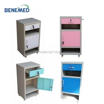 Hospital Medical Bedside Locker ABS Plastic Bedside Cabinet Bm-C0528