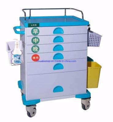 Hospital Multi-Function Hand Trolley Medicine Cart