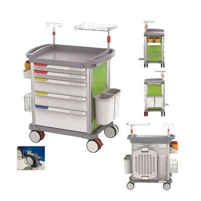 Color Optional Anesthesia Vehicle Hospital Device Trolley