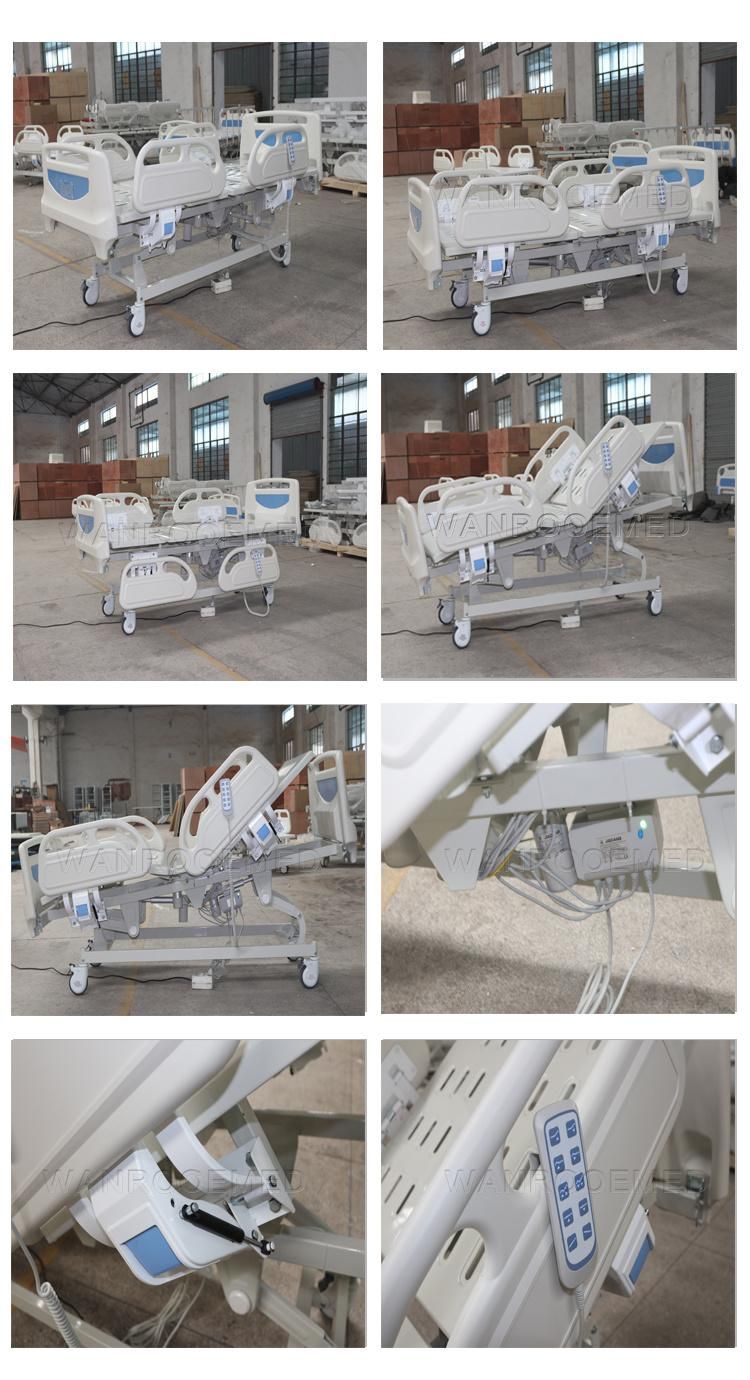 Bae504n Medical Five Function Electric Adjustable Hospital Patient Nursing Bed