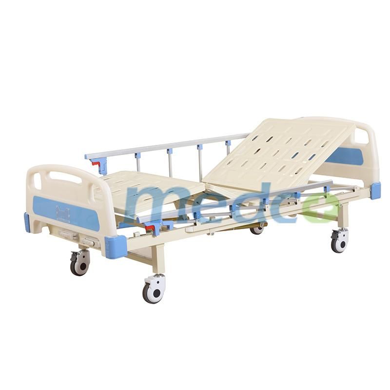Cheap Price Adjustable Nursing Manual Two Functions Hospital Bed