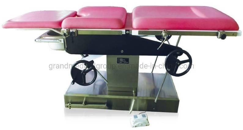 Surgical Table Electrical Hospital Operating Theater Table for Gunecology Baby Delivery Medical Table