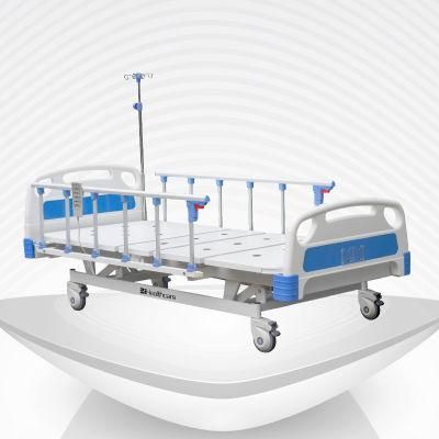 5-Function Electric Hospital Bed, Multi-Function Medical Electric Adjust Bed, ICU Patient Bed for Intensive Care
