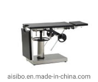 Mechanically Operated Manual System Operating Table Ot for Various Surgical Operations Durable Grade Stainless Steel Material