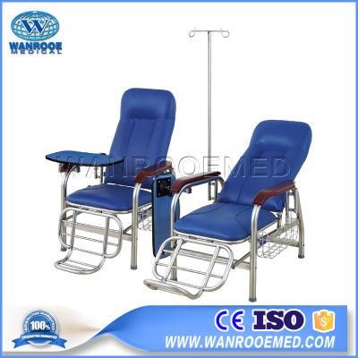 Bhc003c Hospital Furniture Stainless Steel Clinical Recliner Infusion Chair