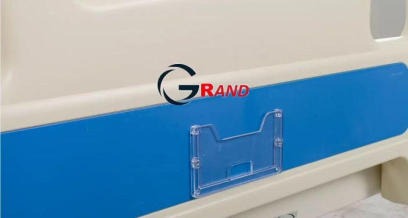 Hot Sale Adjustable ABS Double Shake Nursing Manual Hospital Bed Steel Iron Pediatric Home Care Hospital Bed