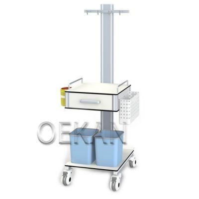 High Quality Hospital Furniture Transfusion Trolley with Drawer