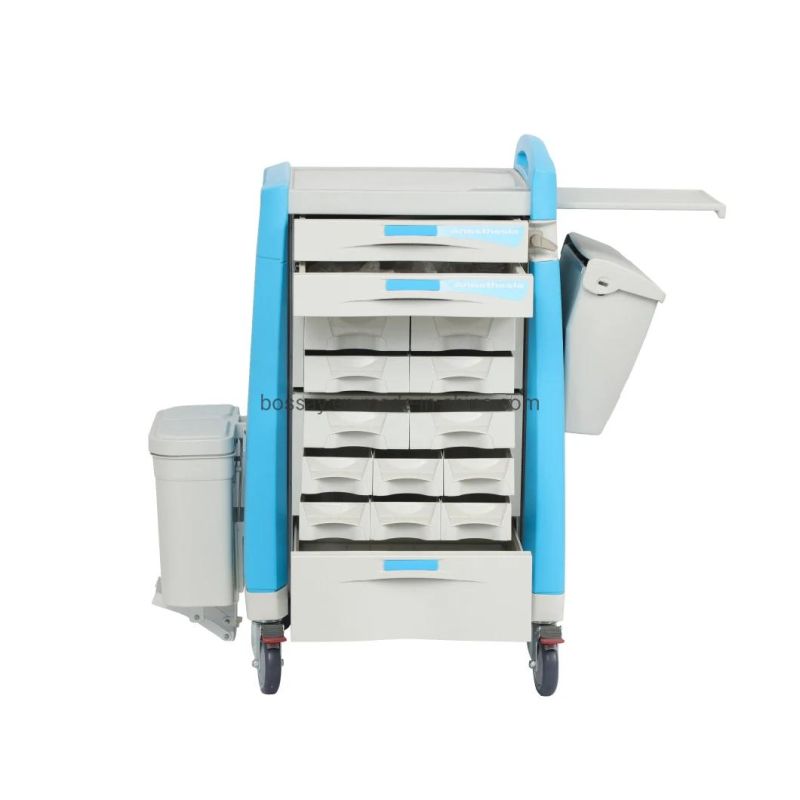 ABS Electric Lock Cassette Medicine Trolley Cart