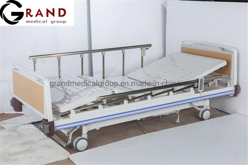 Hospital Patient Bed Medical Bed Hospital Furniture Medical Manual Double Shake ICU Nursing Patient Bed