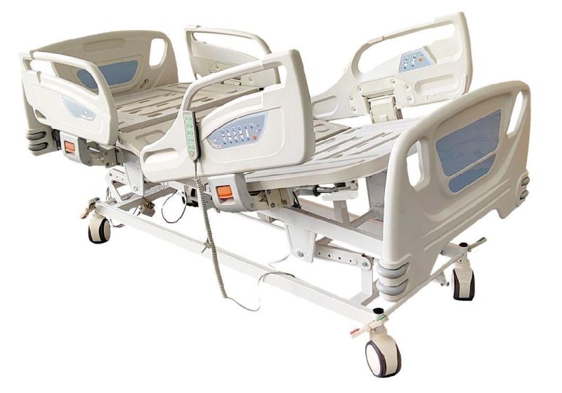 Mn-Eb005 Five-Function Hospital Equipment ICU Adjustable Electric Hospital Bed with IV Pole