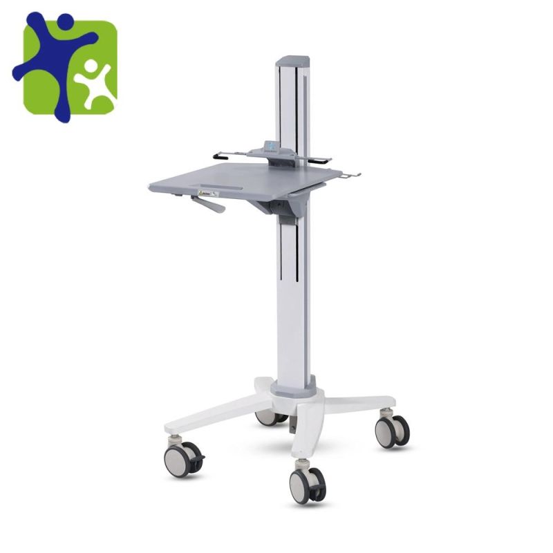 Medical ICU Ward Checking Adjustable Mobile Hospital Trolley with a Top Board