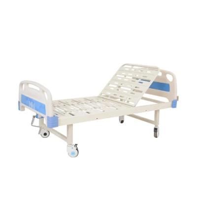 Patient Care Hospital Furniture Manufacturer ABS Manual Medical Bed with Toilet