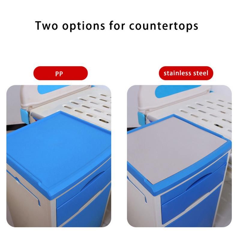 High Quality Medical ABS Bedside Cabinet Plastic Cabinet Bedside Table