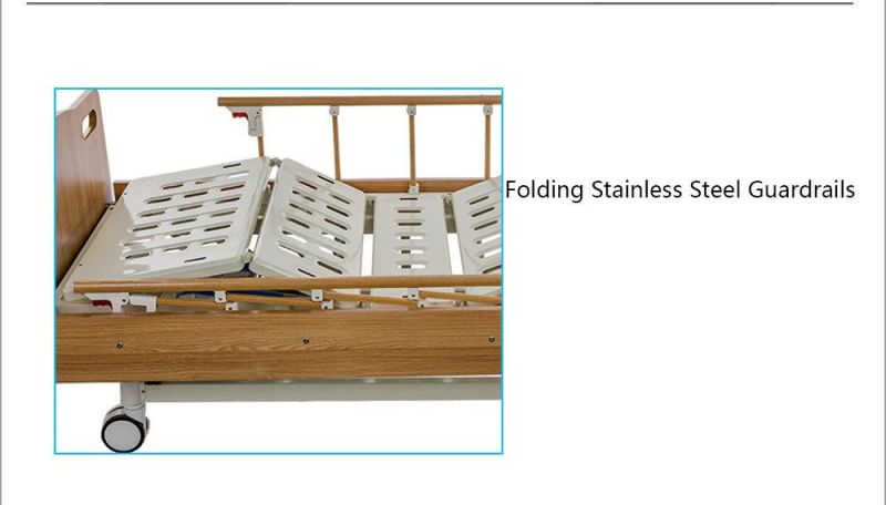Manual Adjustable Hospital Bed with up and Down Function Bc03-1c