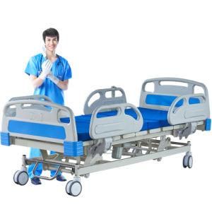 Reclinable Electric Hospital Bed with Central Lock System China Supplier