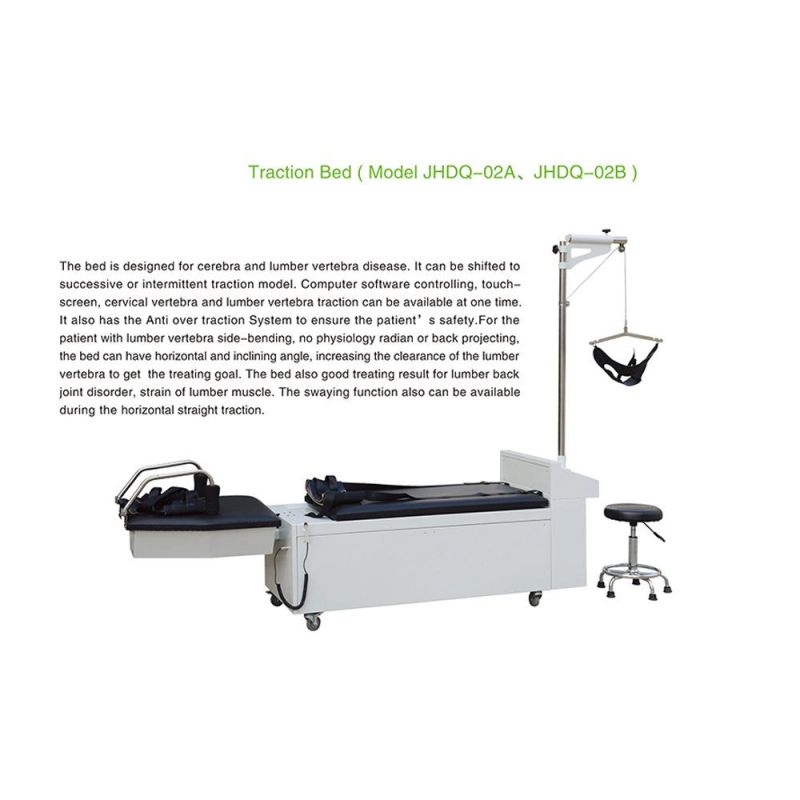 Medical Equipment Lumbar Traction Bed Stretching Device for Hospital Clinic
