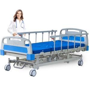 Adjustable Multifunctional Electric Bed with Locking Device for I. V Pole