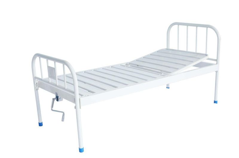Steel Plastic Spraying Nursing Bed