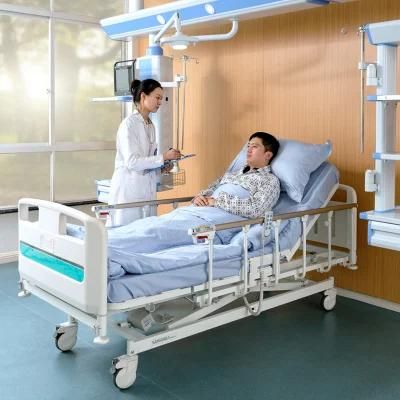 Y6w6c Saikang Wholesale Economic Patient Clinic 3 Function Foldable Electric ICU Medical Hospital Bed