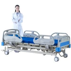 Full Electric Customized Multifunction ICU Hospital Bed Central-Lock System