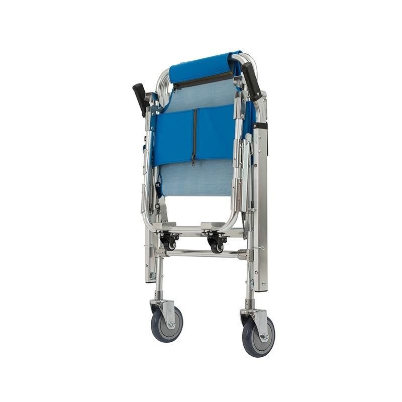 Medical Used High Quality Aluminum Alloy Evacuation Ambulance Stair Stretcher with Wheels