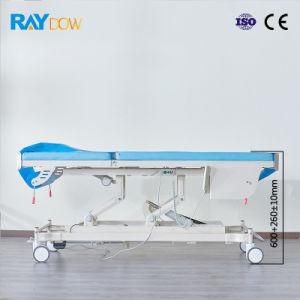 2020 New Arrival Soft Sponge Mattress Examining Table with Stirrup