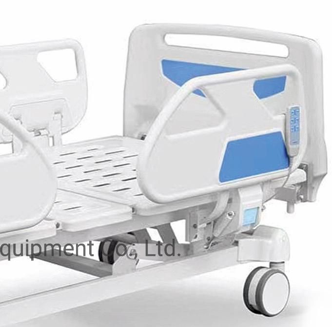 Shuaner Three-Function Patient Electric Hospital Furniture Medical Height Adjustable ICU Bed