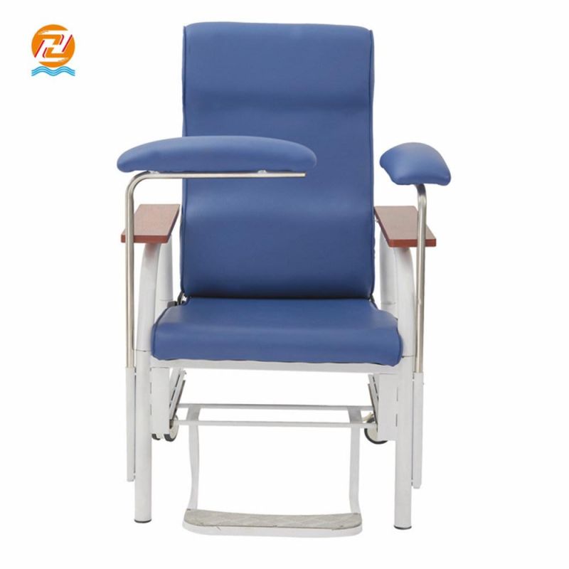 Hospital Chair Recliner Hemodialysis Treatment Draw Blood Medical Chair Recliners with Wheels