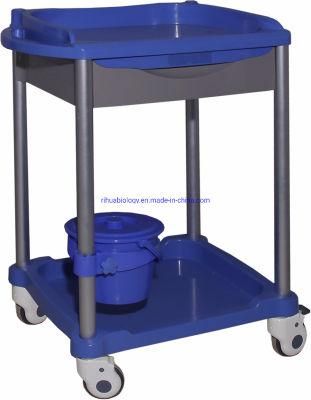 Hospital Treatment Cart Manual Medical Trolley