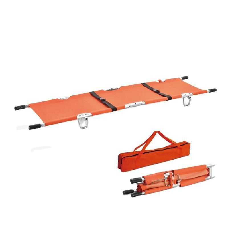 Double or 4 Foldable First Aid Stretcher Emergency Folding Stretcher