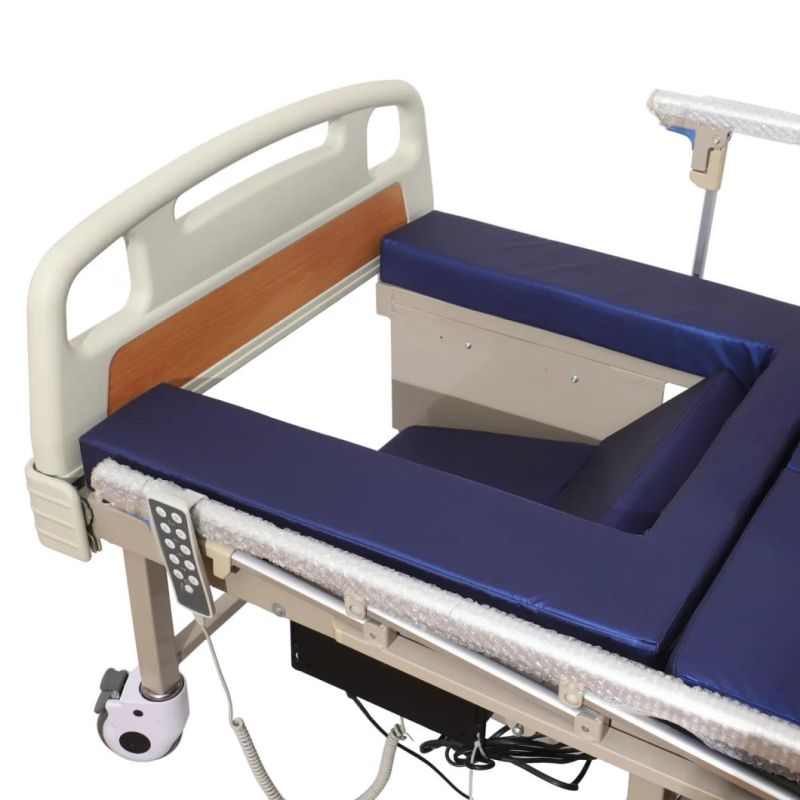 New Equipment Medical Device Hospital Beds 5 Function Electric Bed with ISO13485 Manufacture