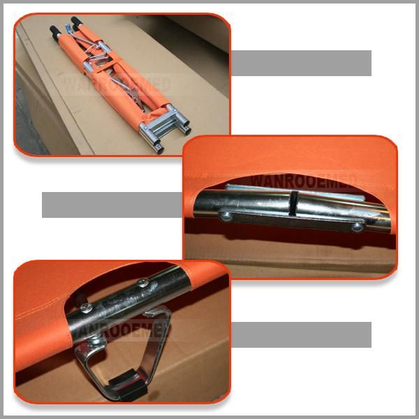 Ea-1d1 High-Quality Outdoor Hospital Ambulance Two Fold Stretcher