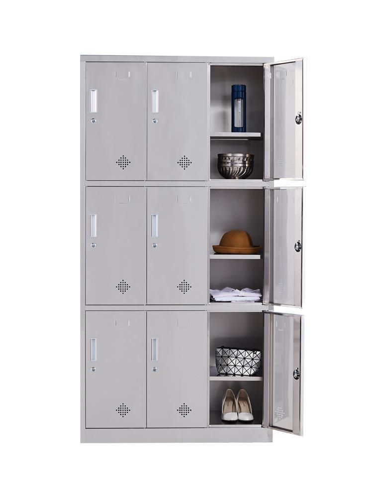 Quality Assurance Medical Furniture Instrument Stainless Steel Locker Storage Hospital Cabinet Without Door