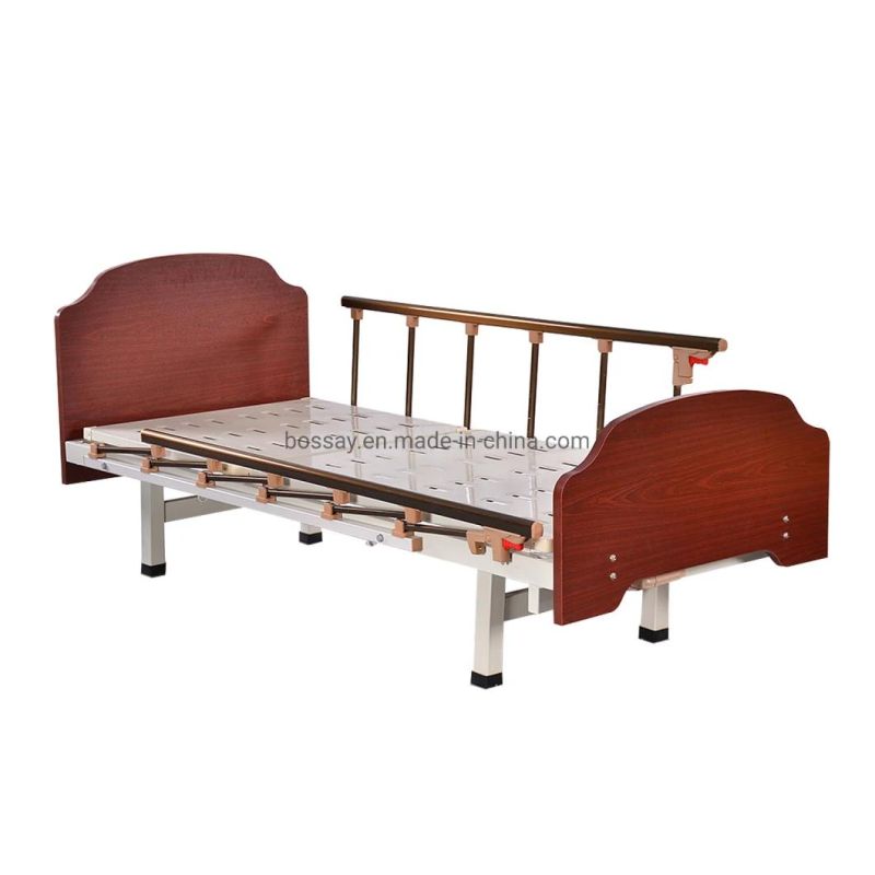 New Design Hospital Home Nursing Care Electric Bed 1 Position One Function Manual Wooden Bed