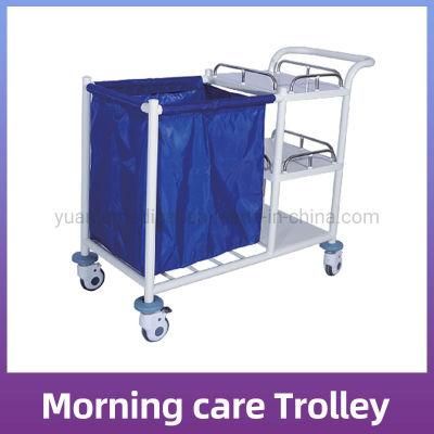 Medical Steel Spray Hospital Nursing Sweep Dirt Morning Care Line Cart
