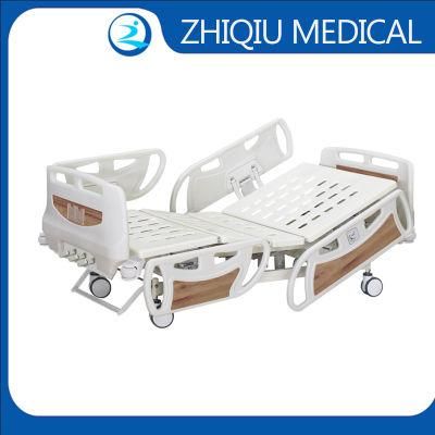 ABS Headboard Nursing Patient Bed Manual Hospital Bed for Sale