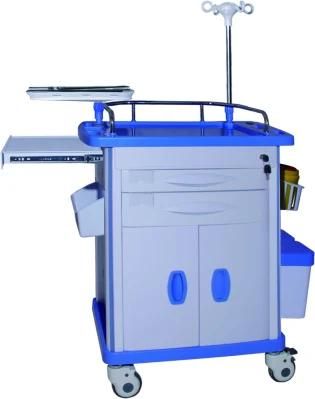 Mn-Ec013 OEM Approved Emergency Trolley for Clinic Two Years Warranty