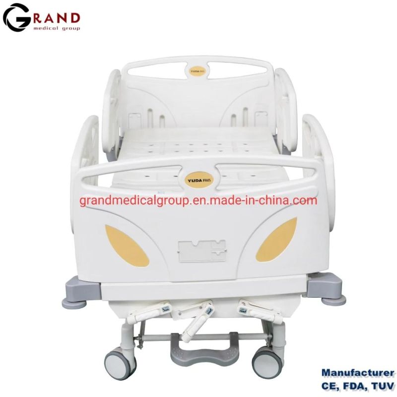 Long Service Life Medical Equipment Electrical Four Funtions Hospital Adjustable Patient ICU Bed