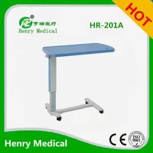 ABS Adjustable Movable Bedside Food Table /Overbed Table Hospital Bed