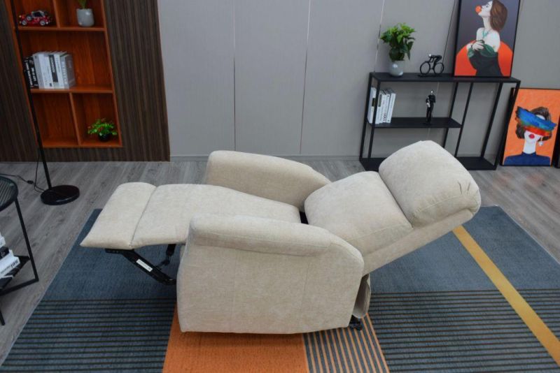 Jky Furniture Full Good Fabric Manual Recliner with Comfortable Backrest