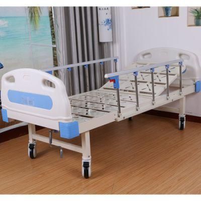 B01-5 ABS Blue Flat Hospital Bed