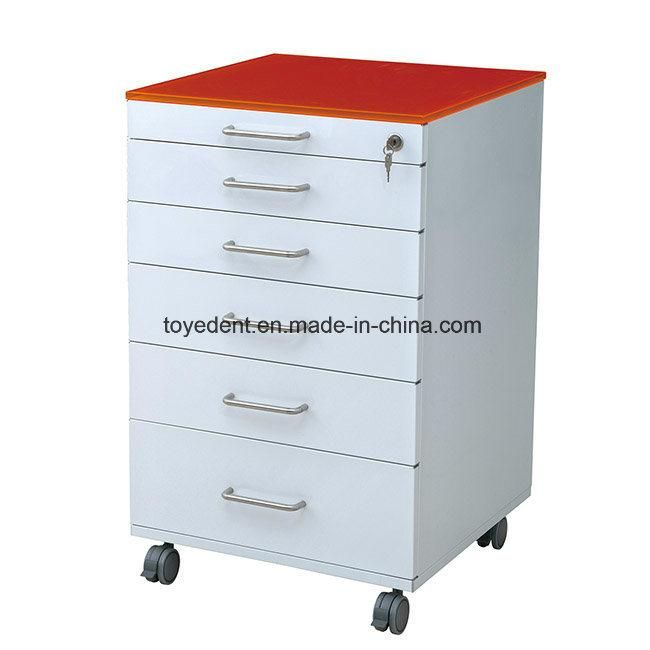 Movable Save & Durable Dental Cabinet Medical Furniture