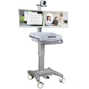 Medical Convinent Telemedicine System Isolation Ward Trolley Cart Equipment