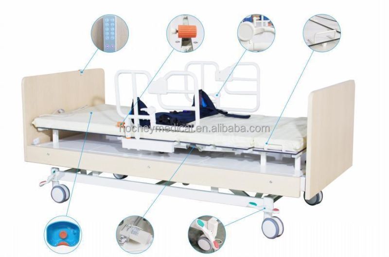 Hochey Medical Excellent Price Electric Nursing Home Care Hospital Bed