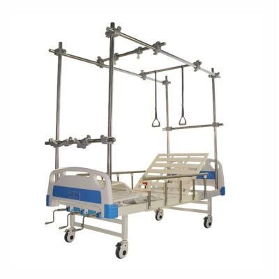 Medical Furniture Three Cranks Manual Medical Patient Orthopedic Bed