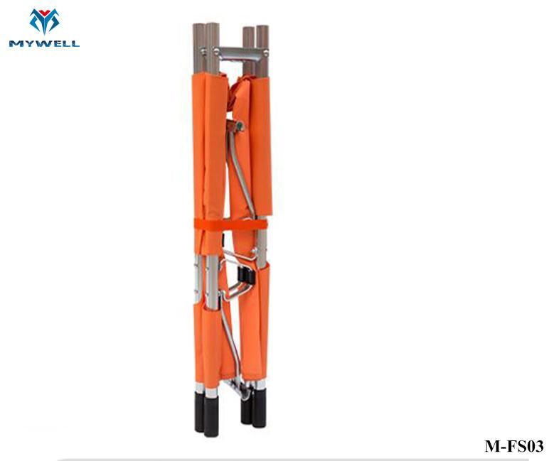 M-Fs03 Aluminium Alloy Folding Stretcher for Ambulance Use