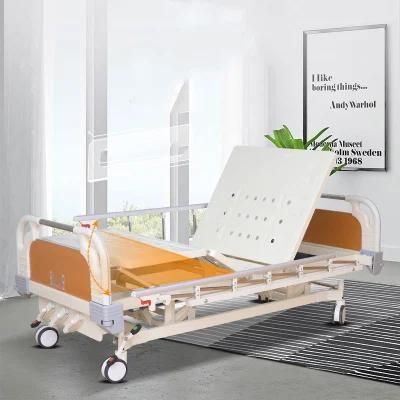 High Quality Multi-Functions Manual Hospital Bed