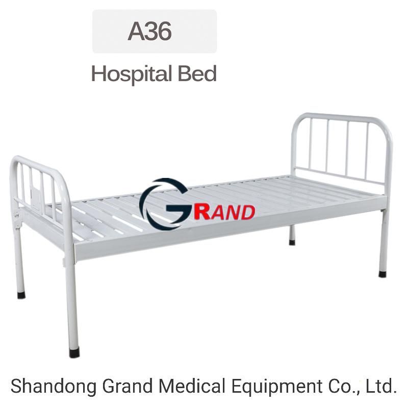 China Manufacturer High Quality Medical Device Hospital Equipment Medical Room Bed Furniture Bed Flat One Function Mobile Nursing Bed