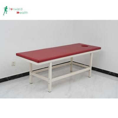 Adjustable Manual Hospital Examination Table Portable Massage Bed for Beauty and Massager