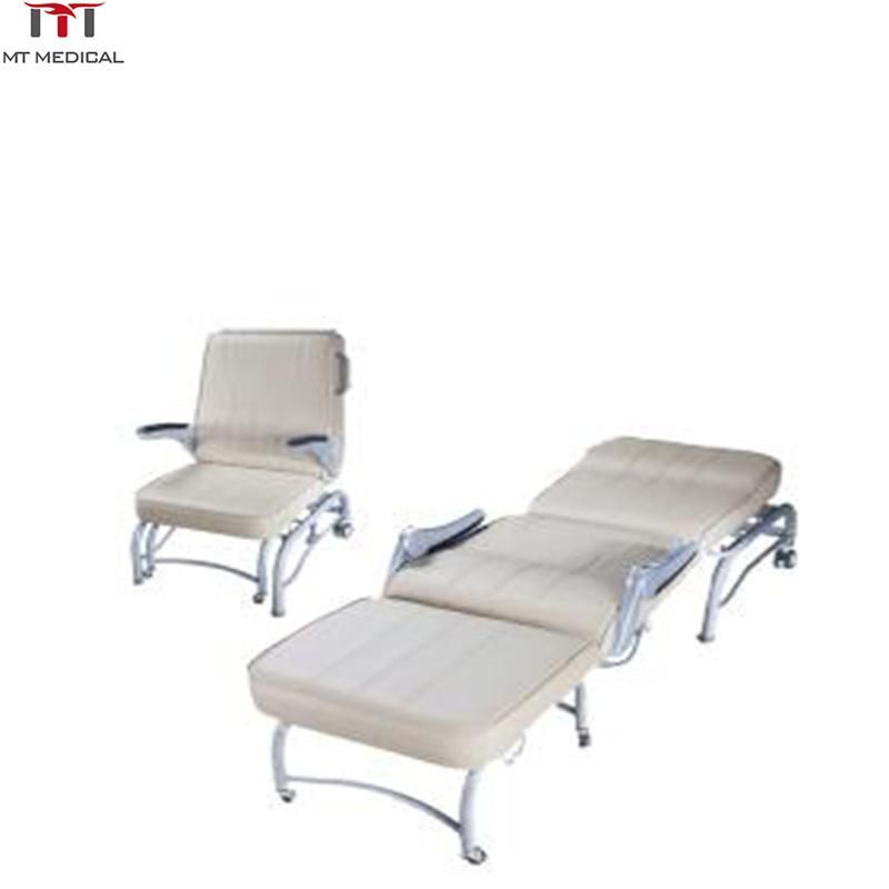 2020 Popular Products Hospital Foldable Powder Coated Accompany Chair